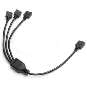 EK Water BlocEK Water Blocks EK-Loop D-RGB splitter cable, 3-way - black