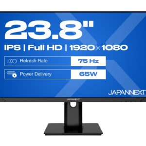 JAPANNEXT JN-IPS238FHDR-C65W-HSP kompiuterio monitorius 60,5 cm (23.8") 1920 x 1080 pikseliai „Full HD“ LED Juoda - Image 1