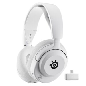 Steelseries Arctis 61674 Ausinės be mikrofono ir ausinės su mikrofonu Vielinis ir Bevielis Su lankeliu Žaidimams Balta