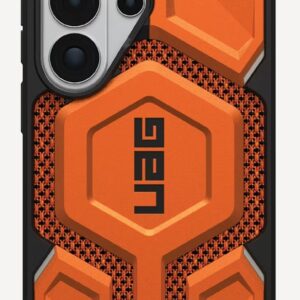 Urban Armor Gear Monarch Pro mobiliojo telefono dėklas 17,5 cm (6.9") Užsegamas dėklas Juoda, Oranžinė