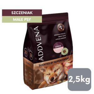 ADDVENA Boosted by superfoods Junior Small Beef - sausas maistas šunims - 2,5kg - Image 2
