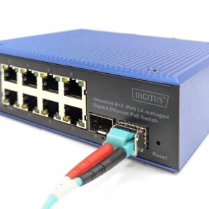 Digitus DN-651157 tinklo komutatorius Valdomas L2 Gigabit Ethernet (10/100/1000) Juoda, Mėlyna - Image 2