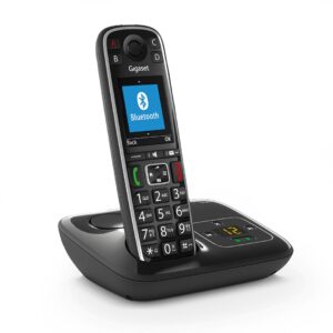 Gigaset E720A Analoginio ryšio / DECT telefonas Skambintojo ID Juoda - Image 2