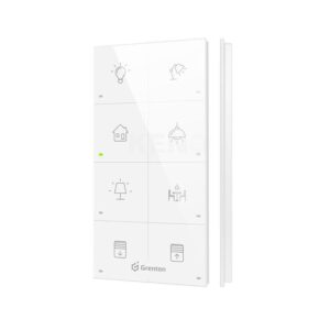 GRENTON TOUCH PANEL GRENTON / 8 TOUCH AREAS / TF-BUS / WHITE GLASS FRONT - Image 1