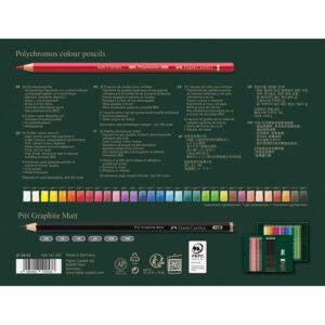 Faber-Castell Polychromos & Pitt Graphite Matt Set Multi spalvos 38 vnt - Image 2