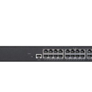GS-2426 Valdomas L2 Gigabit Ethernet (10/100/1000) 1U Juoda - Image 1