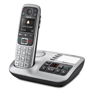 Gigaset E560A telefonas DECT telefonas Skambintojo ID Juoda, Sidabras - Image 1