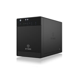 ICY BOX IB-3740-C31 HDD / SSD aptvaras Juoda 2.5/3.5"