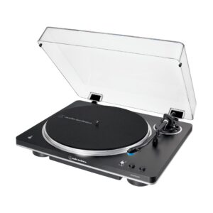 Audio-Technica AT-LP70XBT Garso grotuvas su diržine pavara Juoda, Sidabras Visiškai automatinis - Image 1