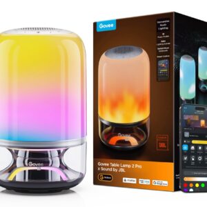 Govee Table Lamp 2 Pro x Sound by JBL Išmanioji stalinė lempa Wi-Fi/Bluetooth