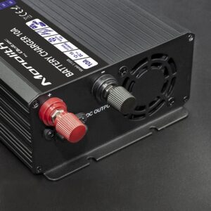 Qoltec 51958 Smart Monolith įkroviklis LiFePO4 AGM GEL SLA akumuliatoriams | 10A | 12V - Image 3