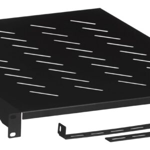 Lanberg AK-1005-B Lentyna 19“ 800MM lentynoms (1U, 483X500MM)