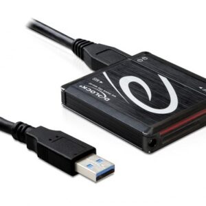 DeLOCK USB 3.0 Card Reader All in 1 kortelių skaitytuvas USB 3.2 Gen 1 (3.1 Gen 1) Juoda