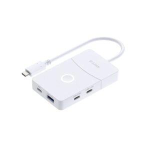 D-Link DUP-501 sąsajos šakotuvas USB 3.2 Gen 1 (3.1 Gen 1) Type-C 5000 Mbit/ai Balta - Image 3