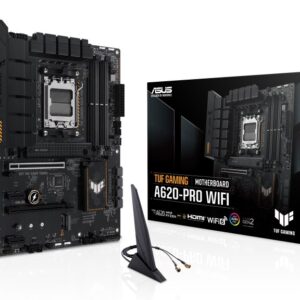 ASUS TUF GAMING A620-PRO WIFI AMD A620 AM5 lizdas ATX
