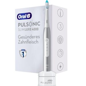 Oral-B Pulsonic Slim Luxe 4000 Suaugusiems „Sonic“ dantų šepetėlis Platina - Image 3