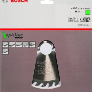 Bosch 2608640616 diskinio pjūklo ašmenys 19 cm 1 vnt - Image 2
