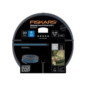 Fiskars 1027107 sodo žarna 20 m Virš žemės Mėlyna, Pilka