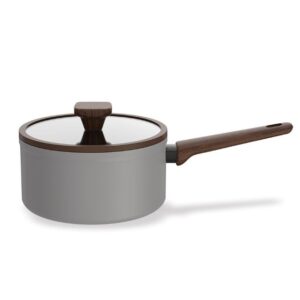 18 cm skersmens puodelis su dangčiu, 1,9 l talpos, MR-1211-18S MAESTRO, pilkos spalvos