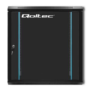 Qoltec 54464 RACK spintelė 19" | 12U | 600 x 635 x 450 | Grūdintos durys | Pakabinama - Image 3