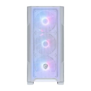 MSI MAG Forge M100R „Midi Tower“ Permatomas, Balta - Image 2