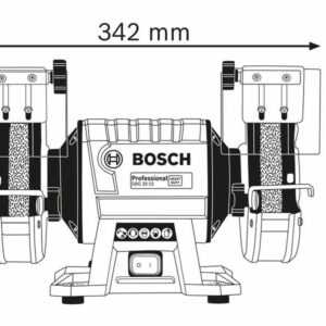 STALO ŠLIFUOKLIS FI 150/20 MM 350W GBG 35-15 BOSCH - Image 2