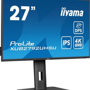 iiyama ProLite XUB2792UHSU-B6 kompiuterio monitorius 68,6 cm (27") 3840 x 2160 pikseliai 4K Ultra HD LED Juoda