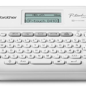 Brother PT-D410 etikečių spausdintuvas Perkėlimas terminiu būdu 180 x 180 DPI 20 mm/sec Vielinis TZe QWERTY - Image 1