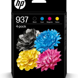 HP 937 CMYK Original Ink Cartridge 4-Pack