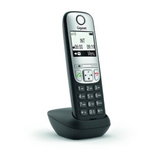 Gigaset A690HX Analoginio ryšio / DECT telefonas Skambintojo ID Juoda, Sidabras