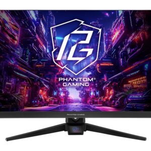 Asrock Phantom Gaming PG27FFT1A kompiuterio monitorius 68,6 cm (27") 1920 x 1080 pikseliai „Full HD“ Juoda