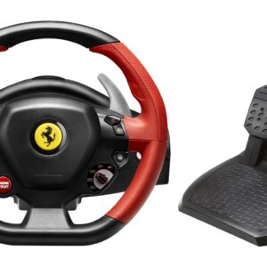 Thrustmaster Ferrari 458 Spider Juoda, Raudona USB Vairas + pedalai Xbox One - Image 1