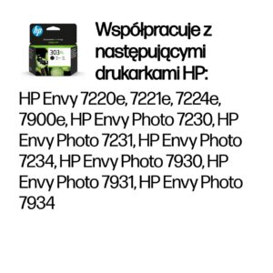 HP Originali didelės išeigos juodo rašalo kasetė 303XL - Image 2