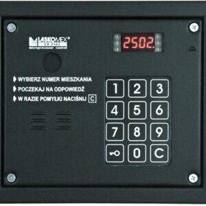 Laskomex CP-2503R black Audio panel with RFID key reader