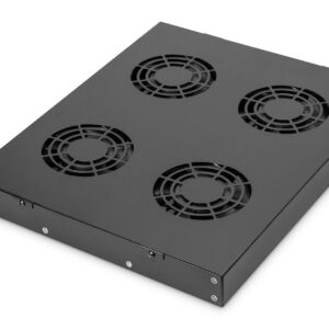 Digitus DN-19 FAN-4-HO-SW komutacinės spintos priedas Ventiliacijos skydelio ruošinys