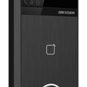 Hikvision DS-KV6114-WBE1(O-STD) vaizdo telefonspynės sistema 4 MP Juoda - Image 2