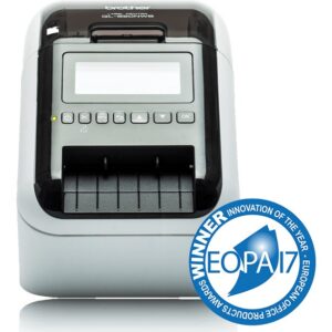 Brother QL-820NWBC etikečių spausdintuvas Tiesioginis terminis Spalva 300 x 300 DPI 176 mm/sec Vielinis ir Bevielis Ethernet LAN jungtis DK „Wi-Fi“ Bluetooth
