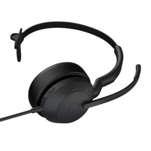 Jabra Evolve2 50 Laisvų rankų įranga Vielinis Su lankeliu Biuras / skambučių centras USB A tipo Bluetooth Juoda - Image 3
