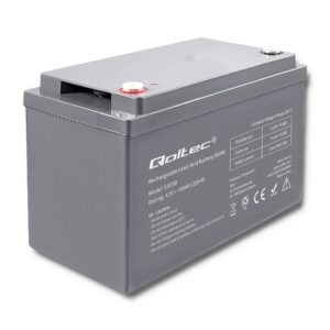 Qoltec 53038 AGM akumuliatorius | 12 V | 100Ah | maks. 1200A