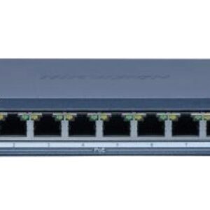Hikvision DS-3E1309P-EI(B) tinklo komutatorius Valdomas Fast Ethernet (10/100) Maitinimas per Eternetą (PoE)