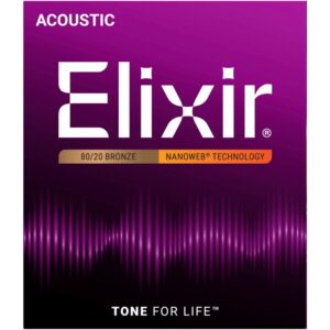 Elixir 11002 Extra Light NW - akustinės gitaros stygos (10–47)