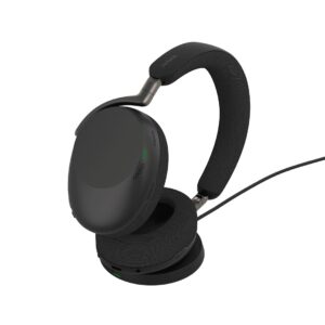 Jabra Evolve3 85 Laisvų rankų įranga Vielinis ir Bevielis Su lankeliu C tipo USB Bluetooth Juoda - Image 2