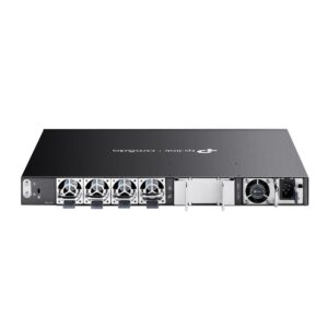 TP-Link Omada SG6654XHP tinklo komutatorius Valdomas L3 Gigabit Ethernet (10/100/1000) Maitinimas per Eternetą (PoE) 1U Juoda - Image 3