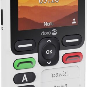 Doro Leva X10 6,1 cm (2.4") 117 g Juoda, Balta Telefonas vyresnio amžiaus žmonėms - Image 2