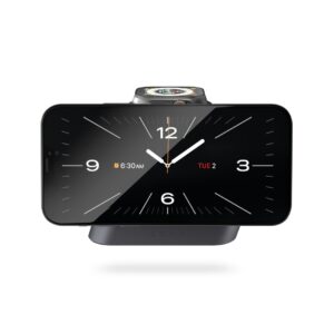 ZENS Nightstand Charger Pro 2 Ausinės, Išmanusis telefonas, Išmanusis laikrodis Juoda AC Belaidis įkrovimas Spartusis įkrovimas Vidaus - Image 3