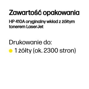 HP 410A Yellow Original LaserJet Toner Cartridge - Image 2