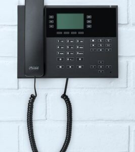 Auerswald COMfortel D-110 IP telefonas Juoda 3 linijos LCD - Image 3