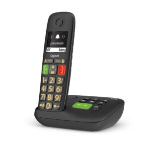 Gigaset E290A Analoginio ryšio / DECT telefonas Skambintojo ID Juoda - Image 3