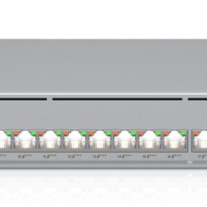 Ubiquiti UniFi ECS-24-POE tinklo komutatorius Valdomas L2/L3 10G Ethernet (100/1000/10000) Maitinimas per Eternetą (PoE) 1U Pilka