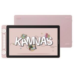 HUION Kamvas 13 grafinė planšetė Rožinė 5080 lpi 293,76 x 165,24 mm USB